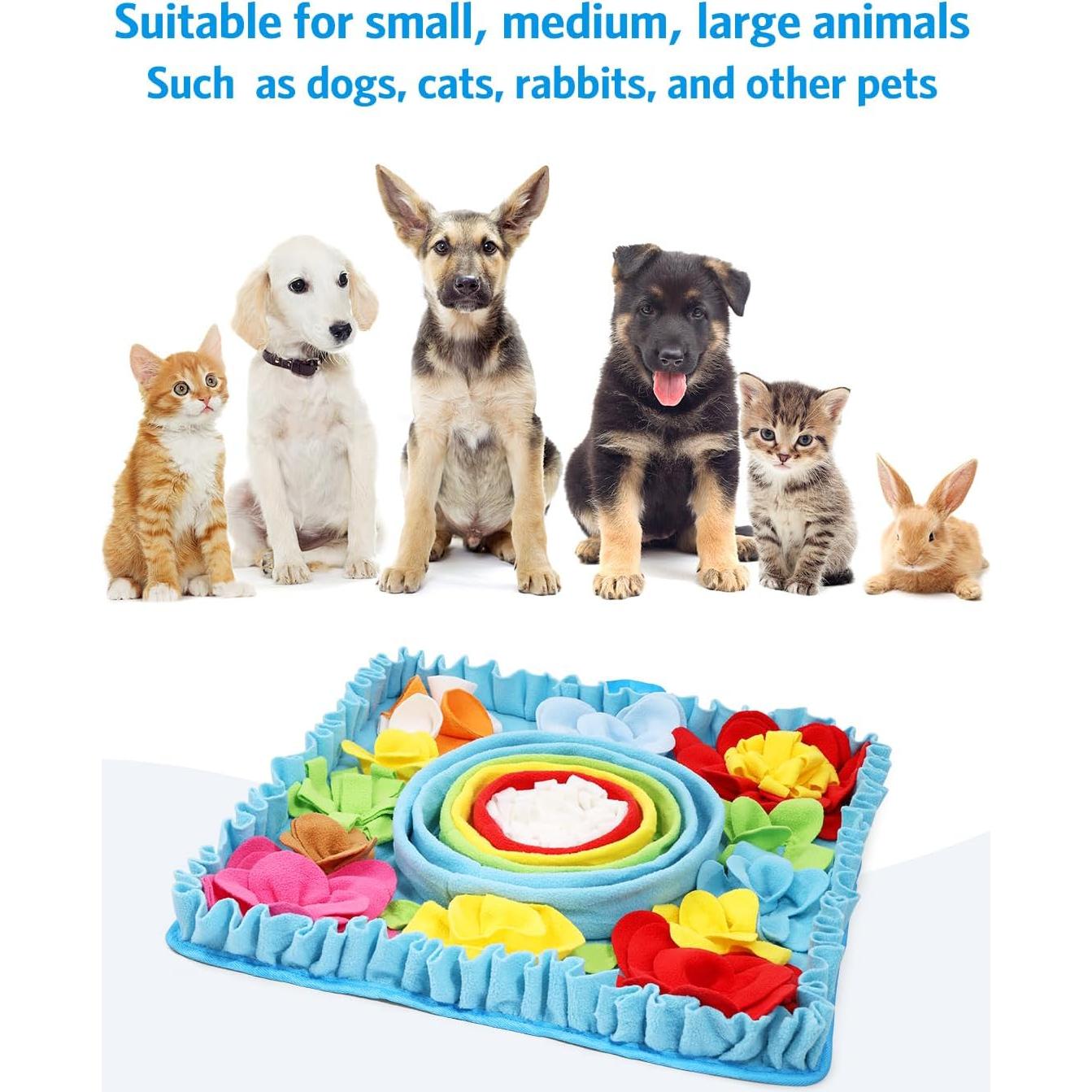 Alfombra de Olfateo para Perros AMIR 50x50 cm, Juguete Interactivo