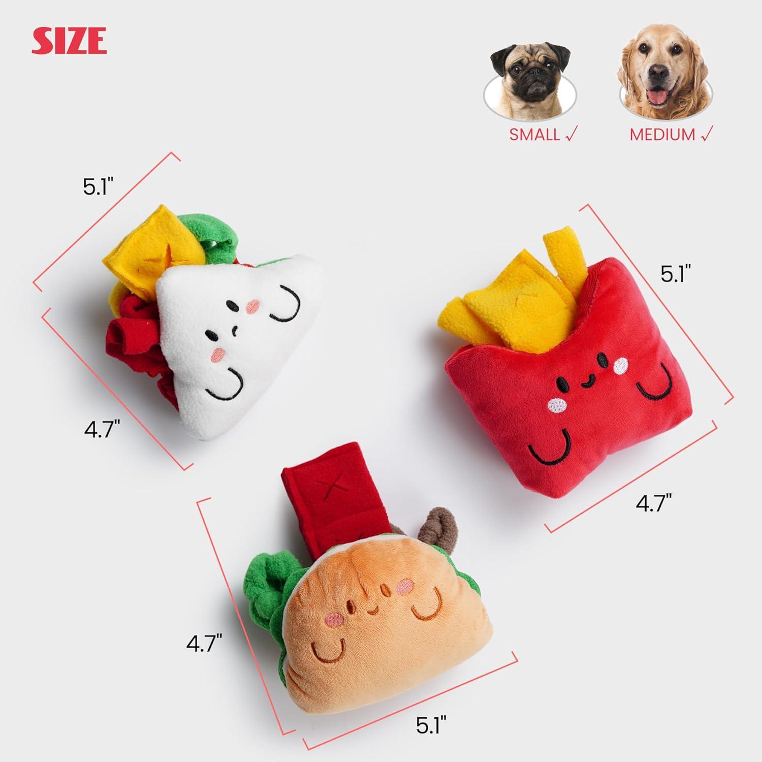 Juguetes de Comida para Perros Nocciola - 3 Paquetes Interactivos