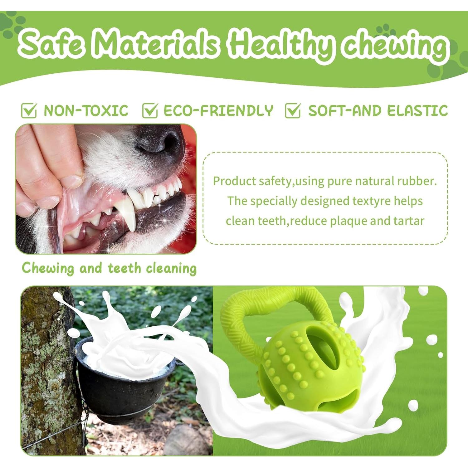 Juguete interactivo para perros BSpace - Bola dispensadora 10 cm