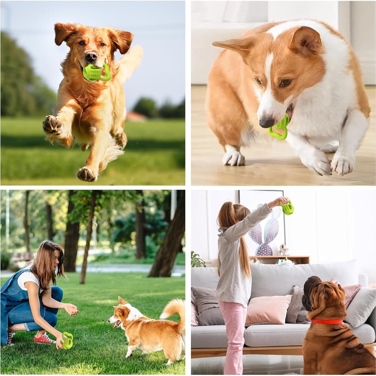 Juguete interactivo para perros BSpace - Bola dispensadora 10 cm