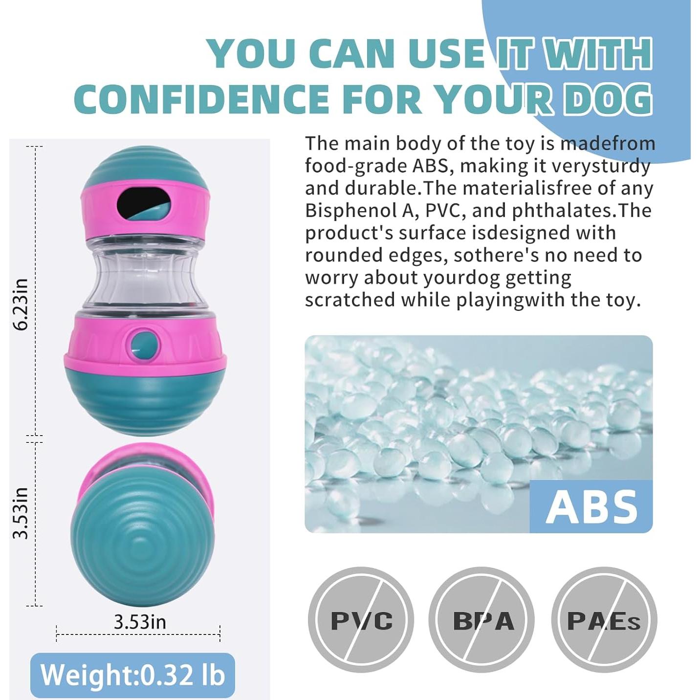 Juguete Interactivo para Perros AOEEKI DT001 Dispensador de Comida