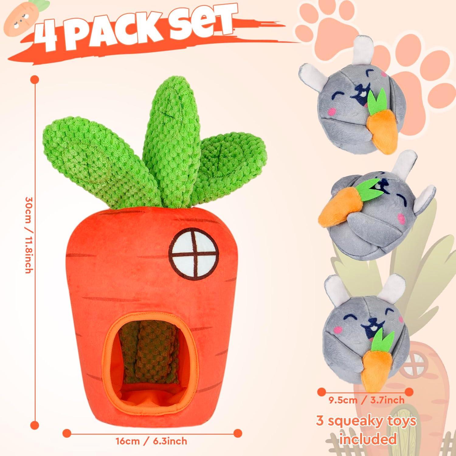 Conjunto de Juguetes de Peluche para Perros Globright G01