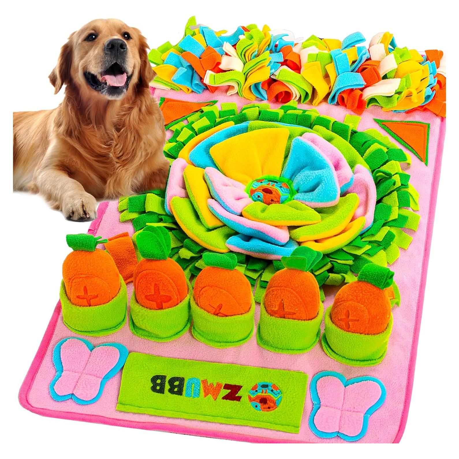 Alfombra Olfativa ZMUBB para Perros 78.74x48.26cm Rosa