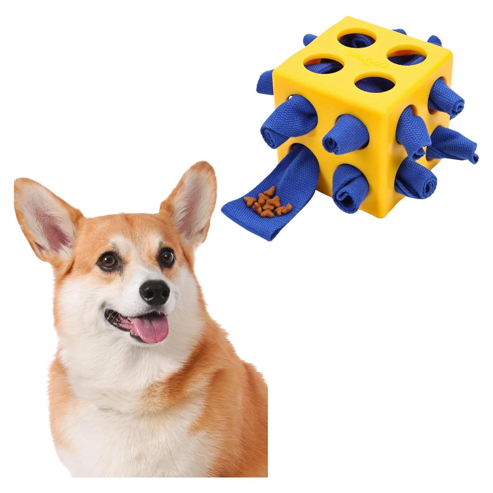 Juguete Interactivo para Perros Fossa Bola Snuffle Amarillo 10cm