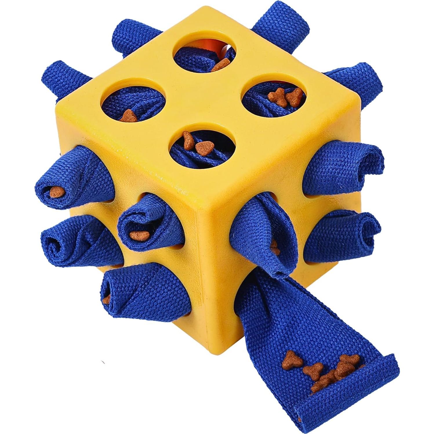Juguete Interactivo para Perros Fossa Bola Snuffle Amarillo 10cm