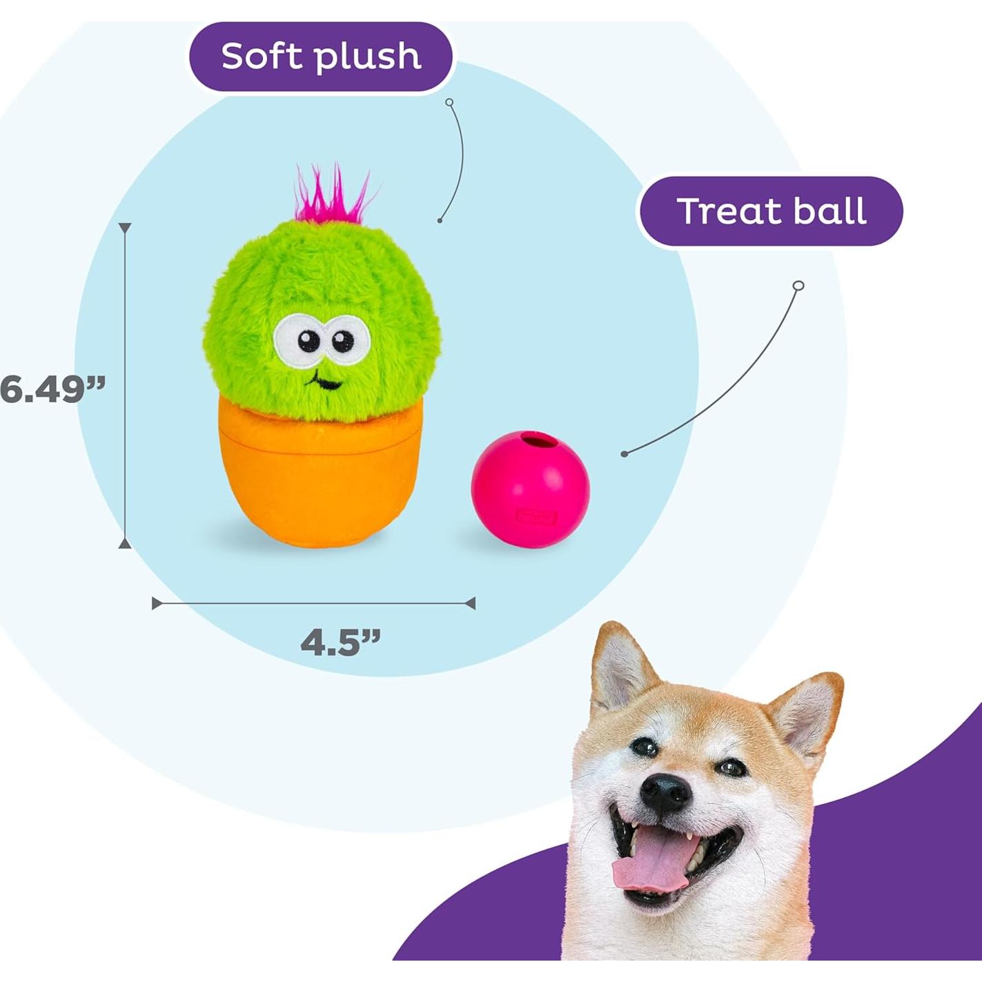Juguete Interactivo para Perros Outward Hound Snack Palz Cactus