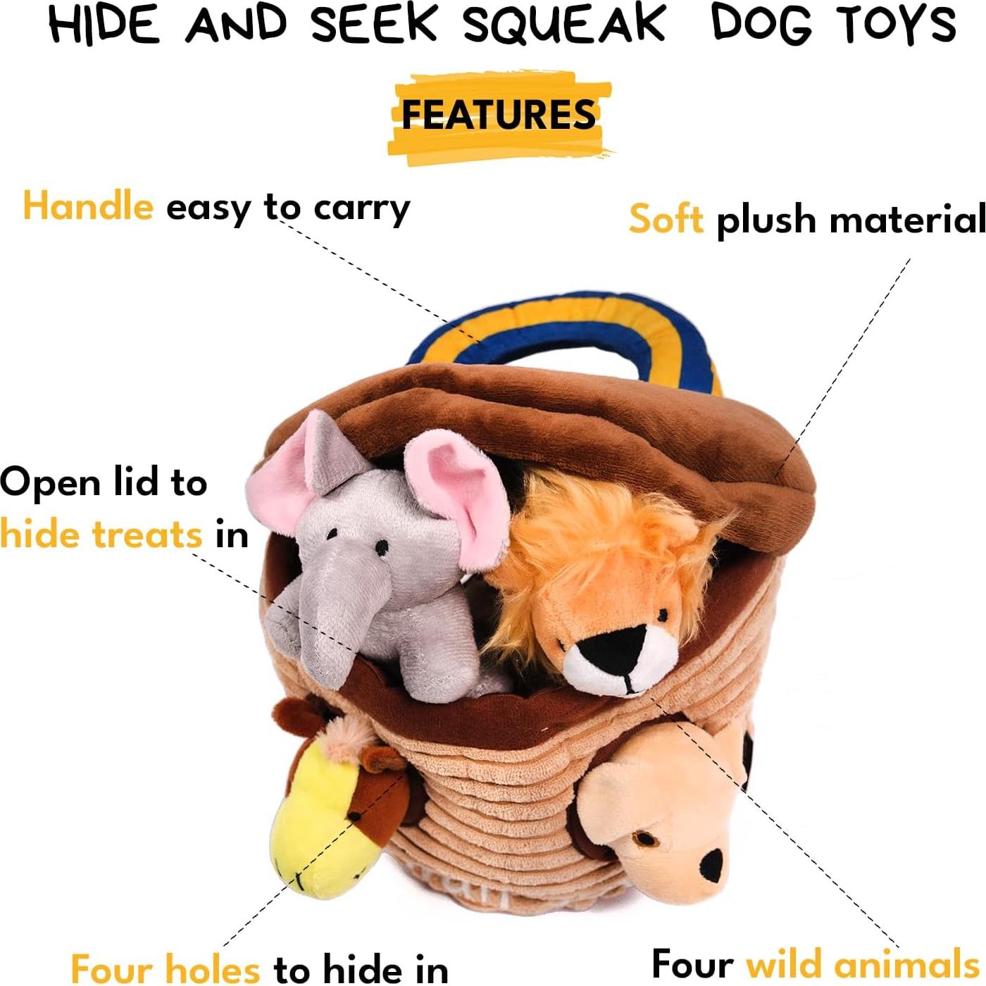 Juguete Interactivo para Perros CHEWFFON Arca de Noé 5 Piezas