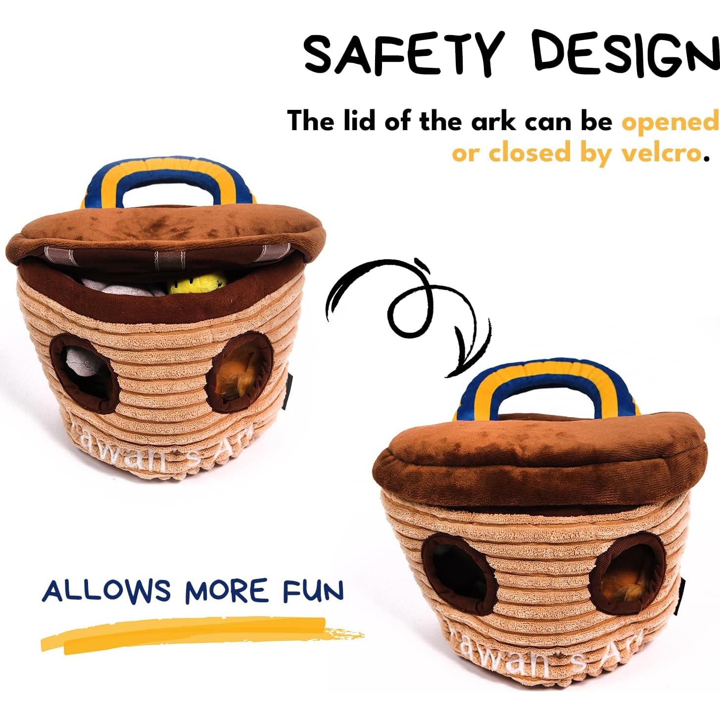 Juguete Interactivo para Perros CHEWFFON Arca de Noé 5 Piezas