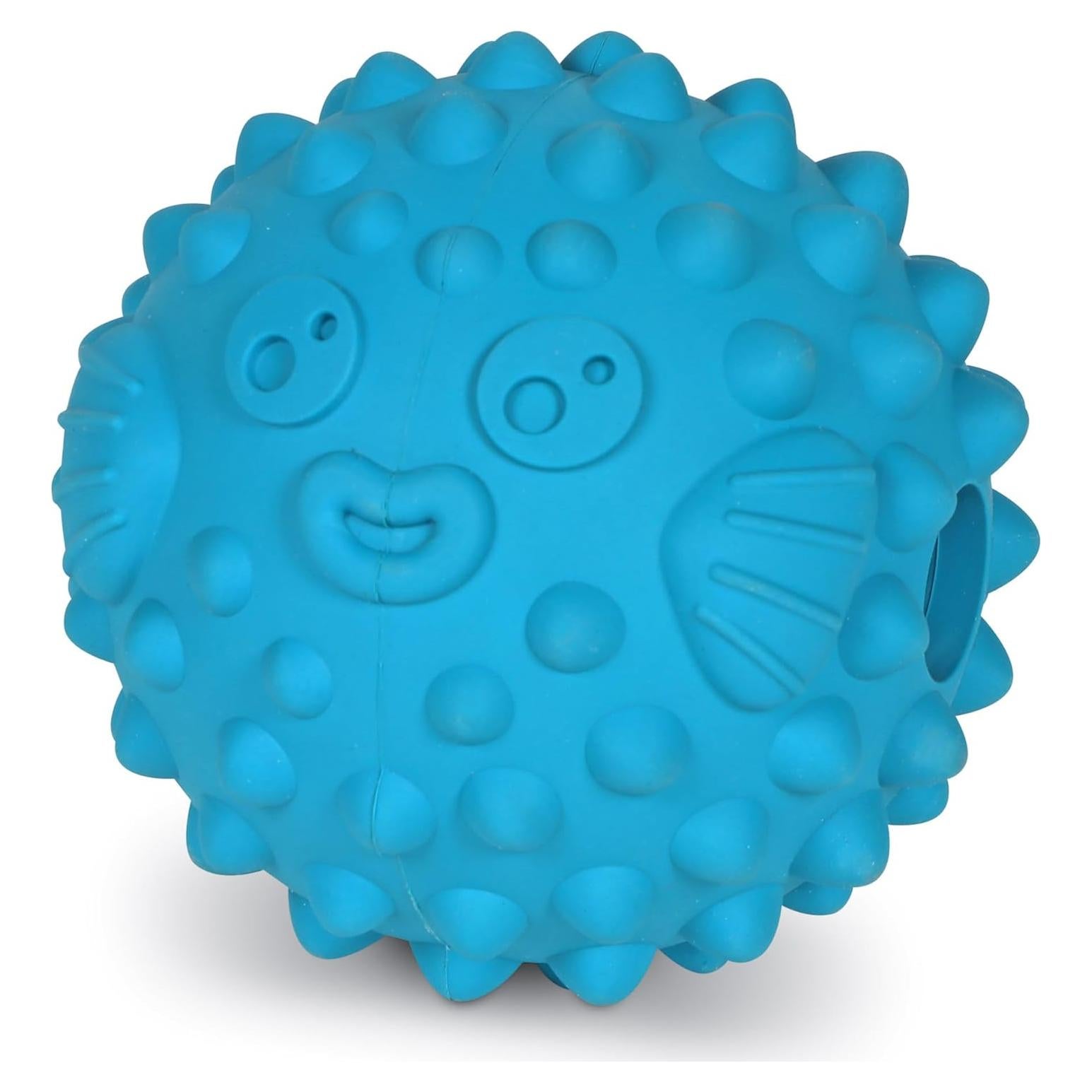 Dispensador de Golosinas Brightkins Pufferfish Grande - Juguete Interactivo para Perros