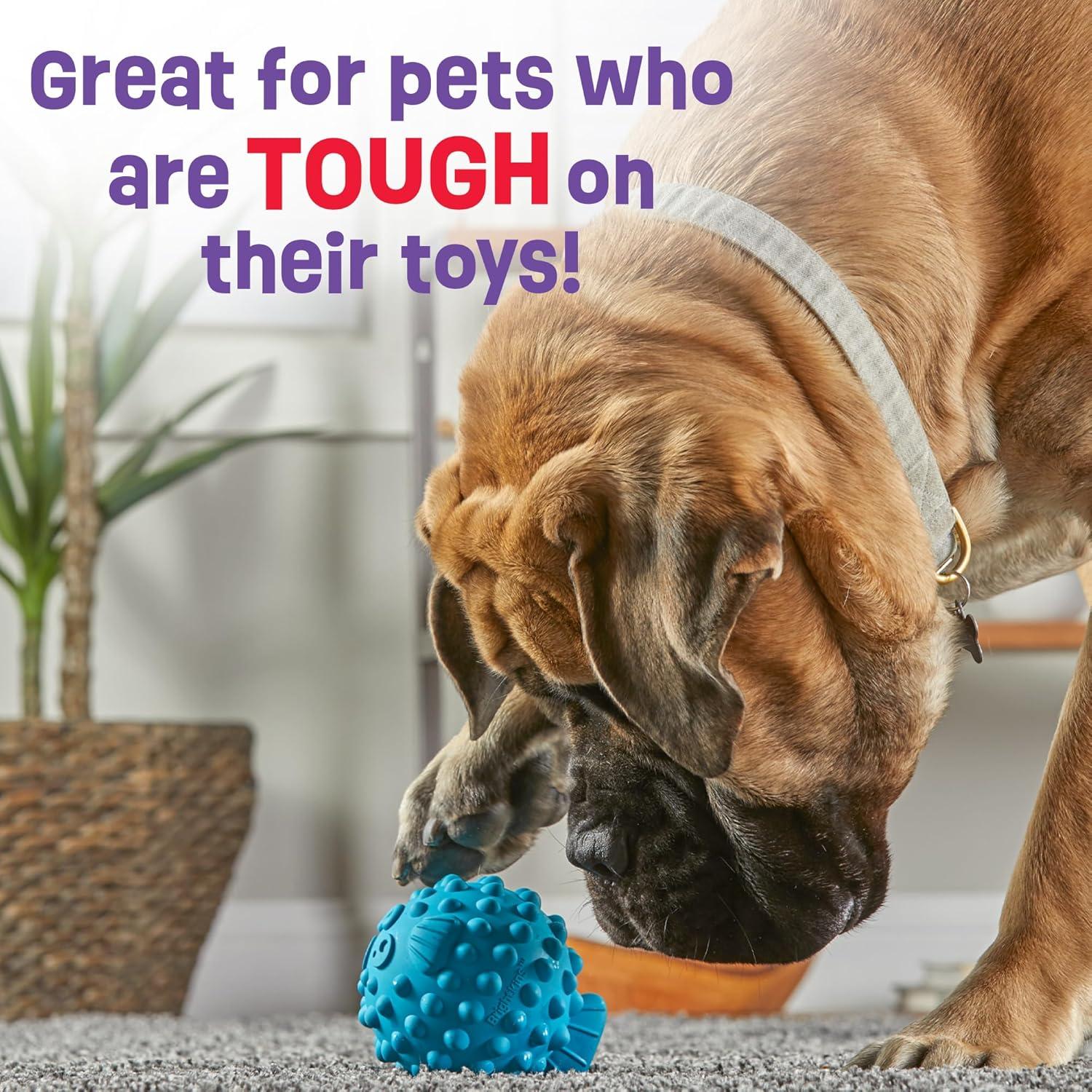 Dispensador de Golosinas Brightkins Pufferfish Grande - Juguete Interactivo para Perros