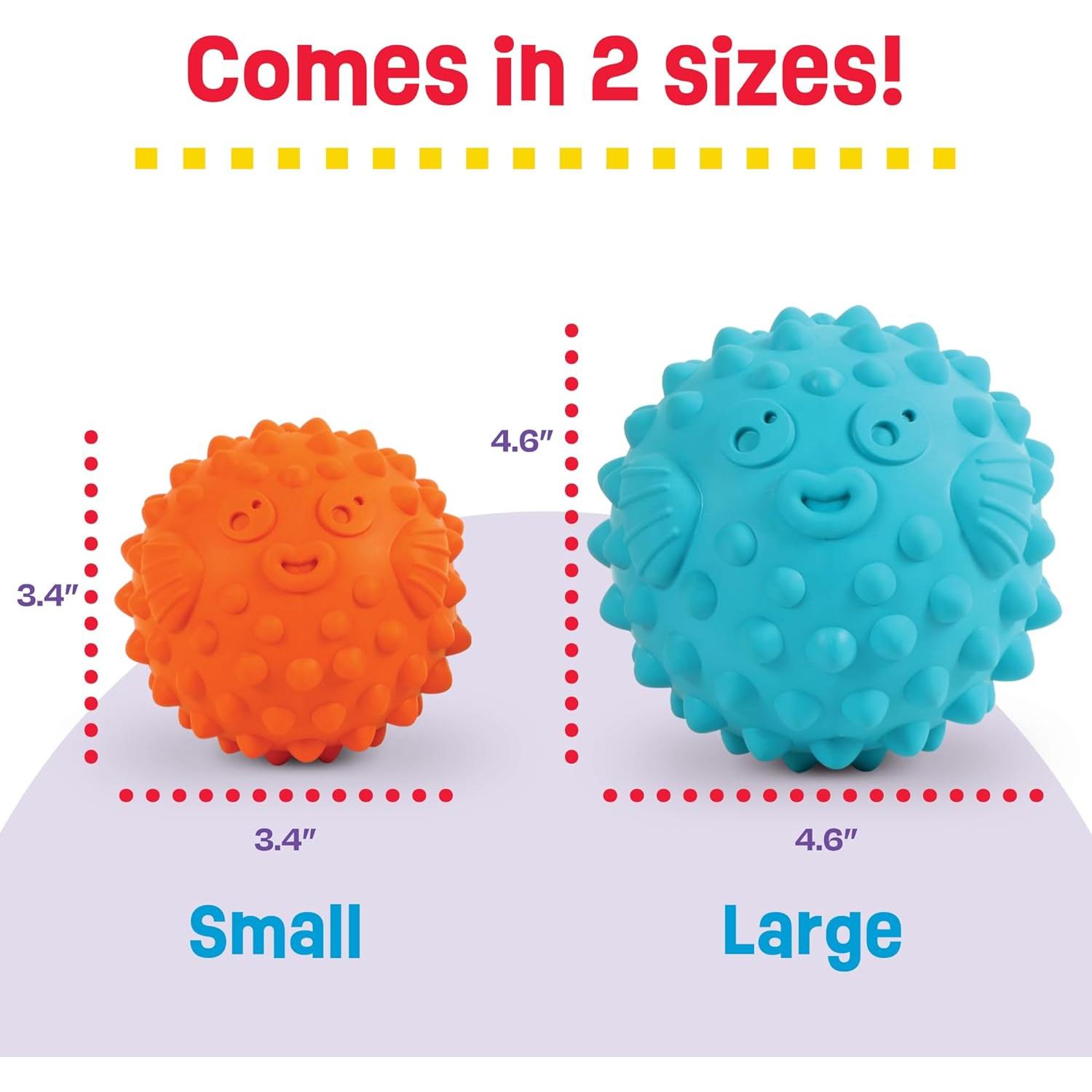 Dispensador de Golosinas Brightkins Pufferfish Grande - Juguete Interactivo para Perros