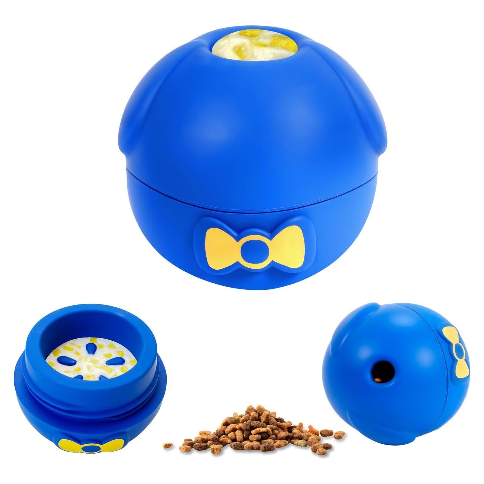 Juguete Interactivo para Perros Yipetor 3 en 1 Azul 10 cm