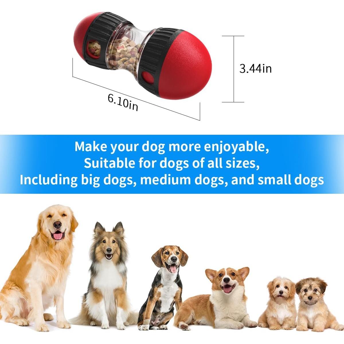 Juguete Dispensador de Golosinas para Perros Hurray - Comedero Lento Ajustable