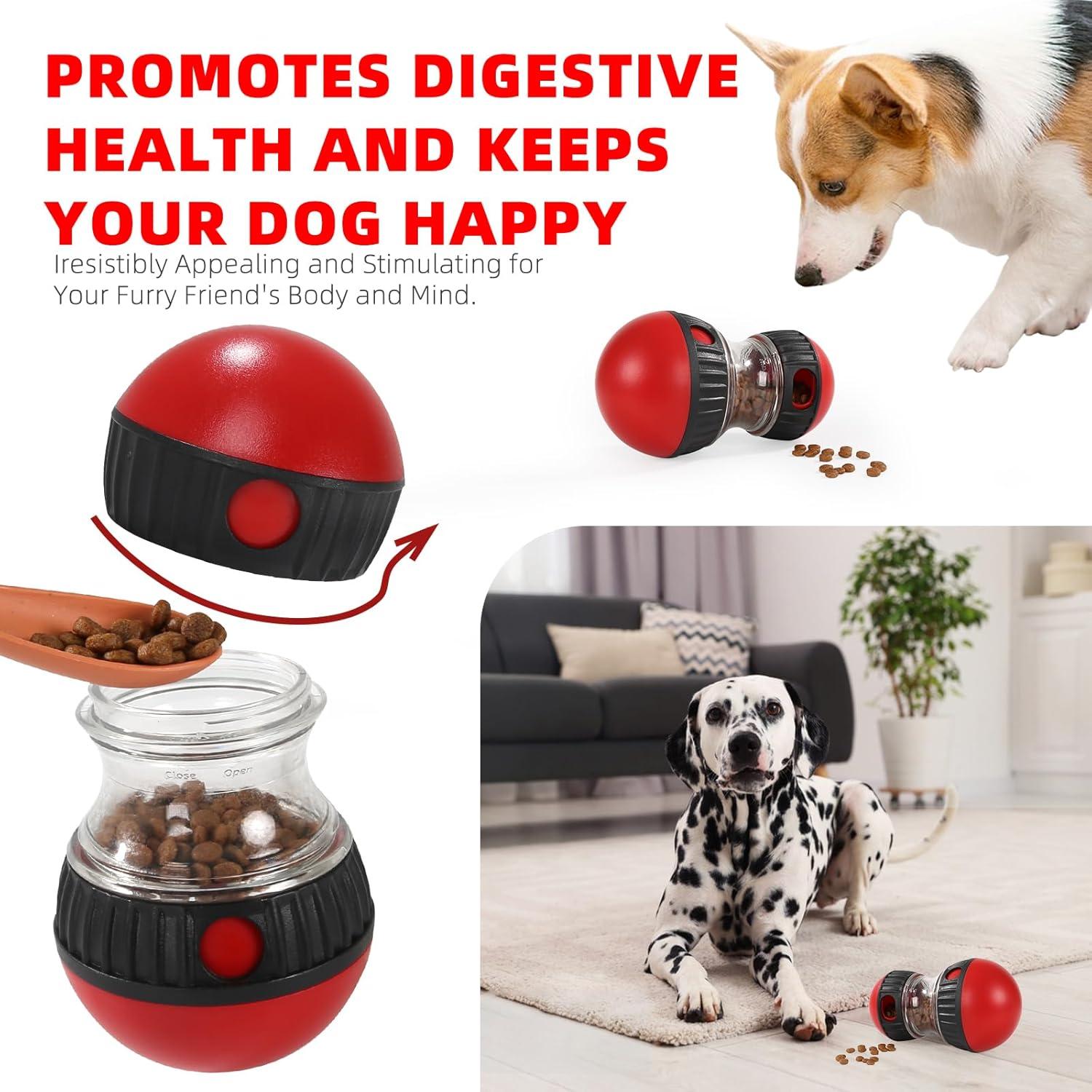 Juguete Dispensador de Golosinas para Perros Hurray - Comedero Lento Ajustable