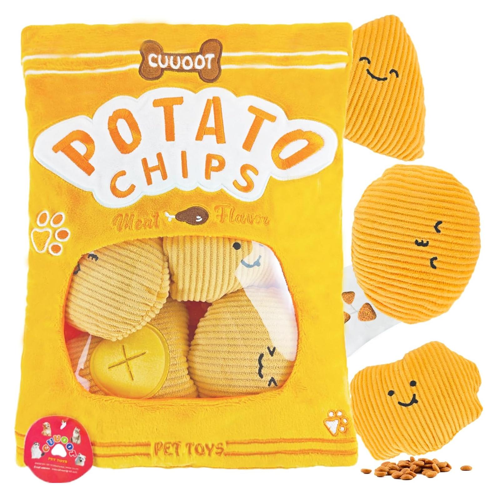 Juguete de rompecabezas para perros CUUOOT - Papas fritas 20x15 cm