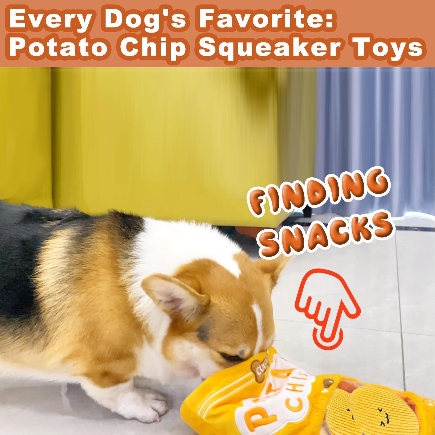 Juguete de rompecabezas para perros CUUOOT - Papas fritas 20x15 cm