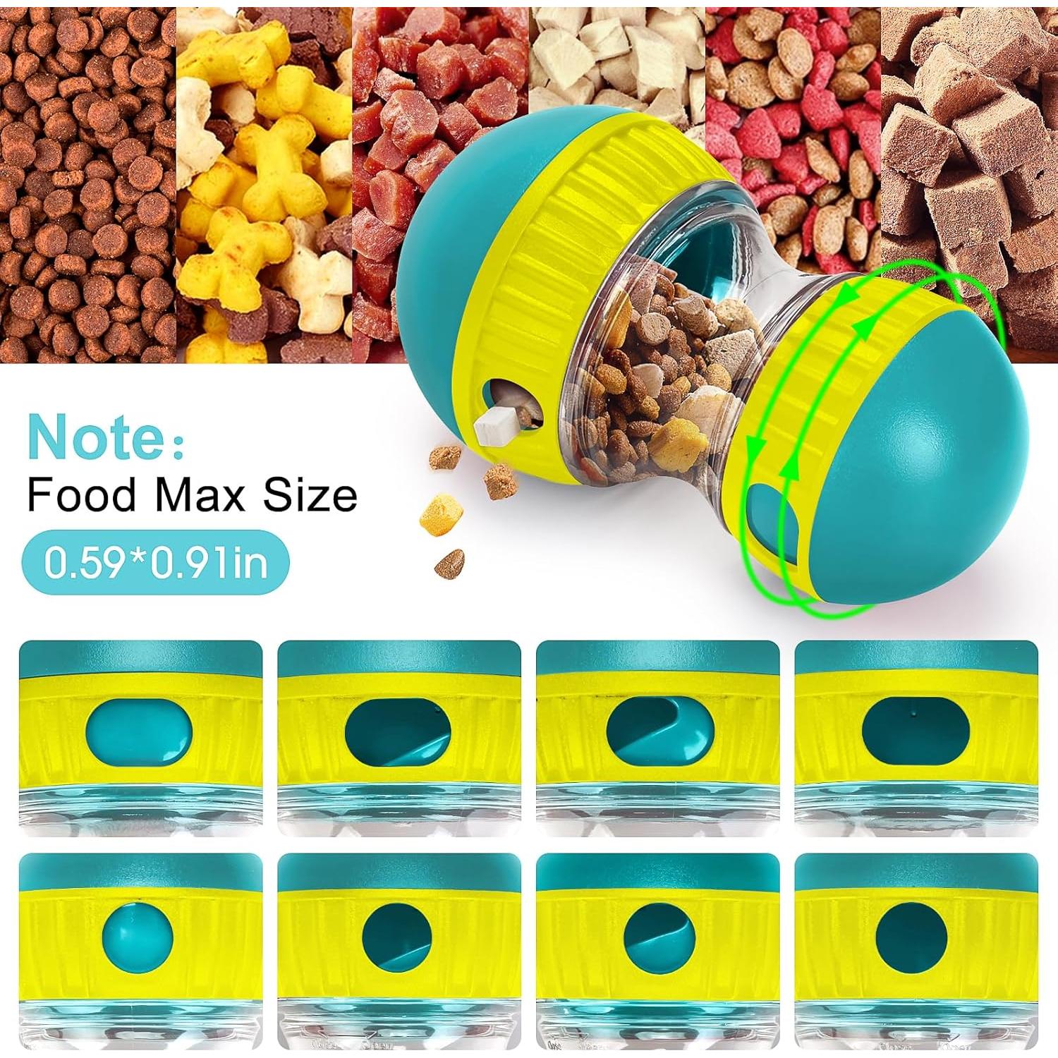 Juguete dispensador de golosinas para perros YECERCAN verde