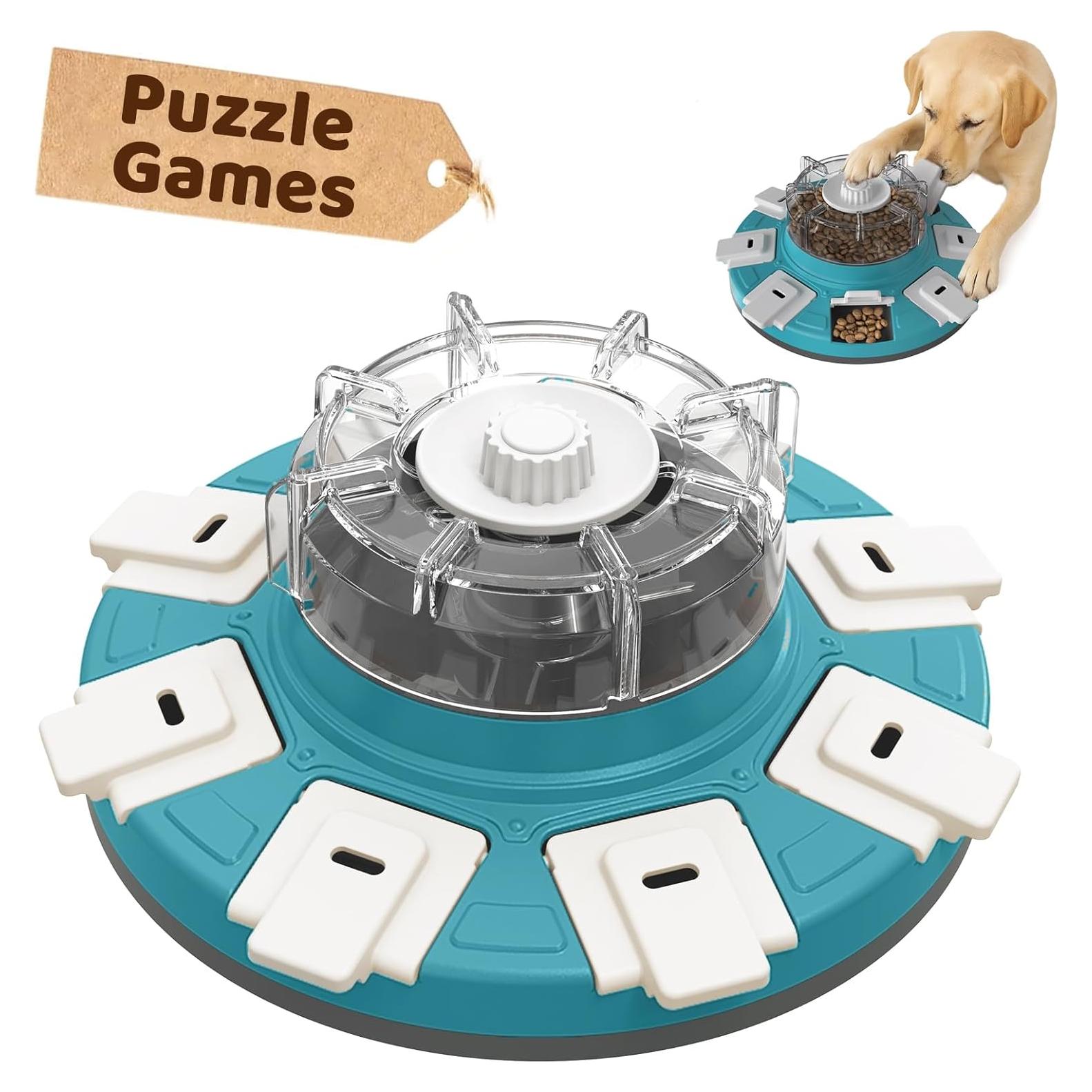 Juguete Interactivo para Perros JoyBruko Comedero Lento Azul