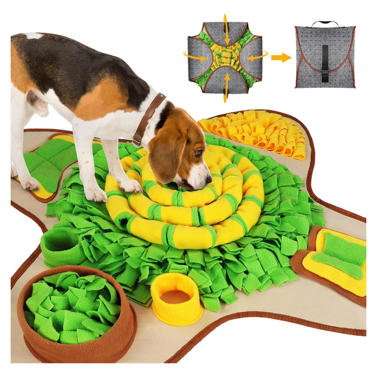 Alfombra de Olfateo HOPET 72x72cm para Perros Grandes - Antideslizante