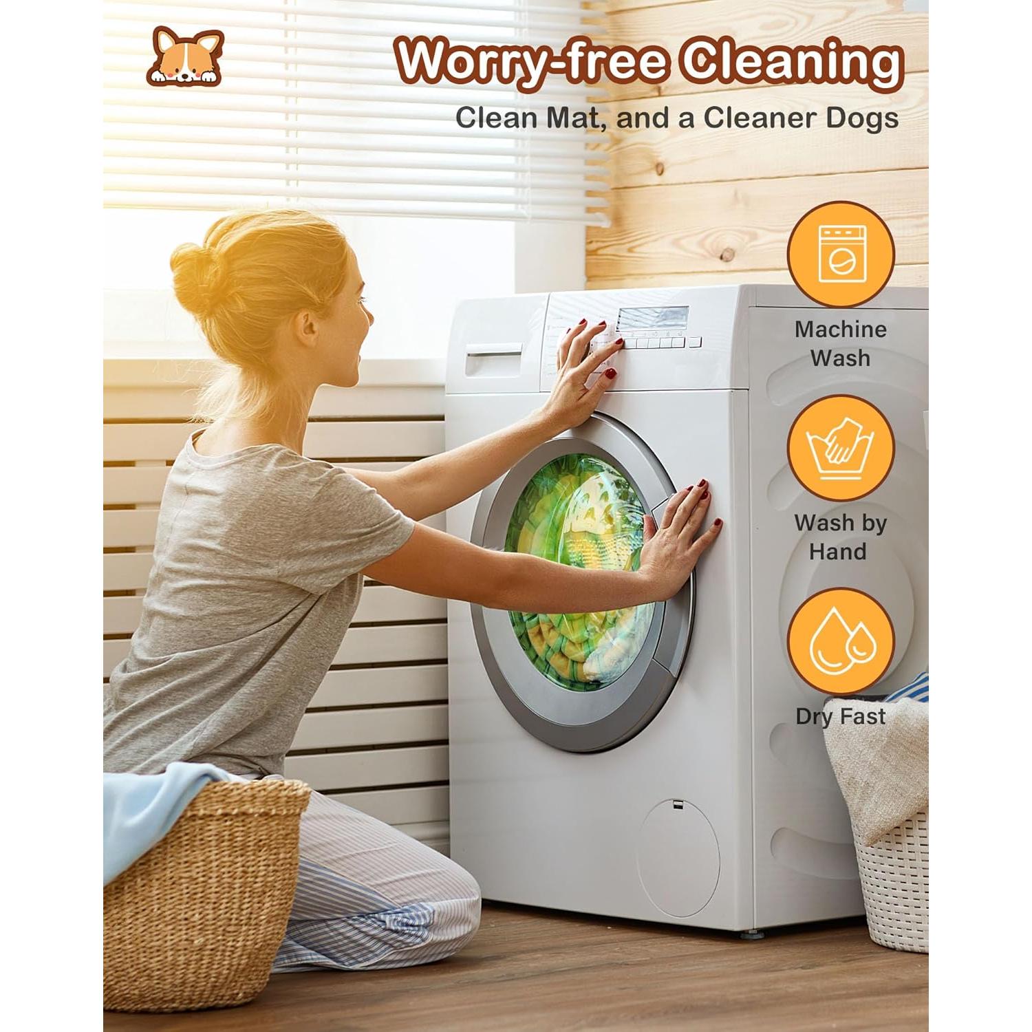 Alfombra de Olfateo HOPET 72x72cm para Perros Grandes - Antideslizante