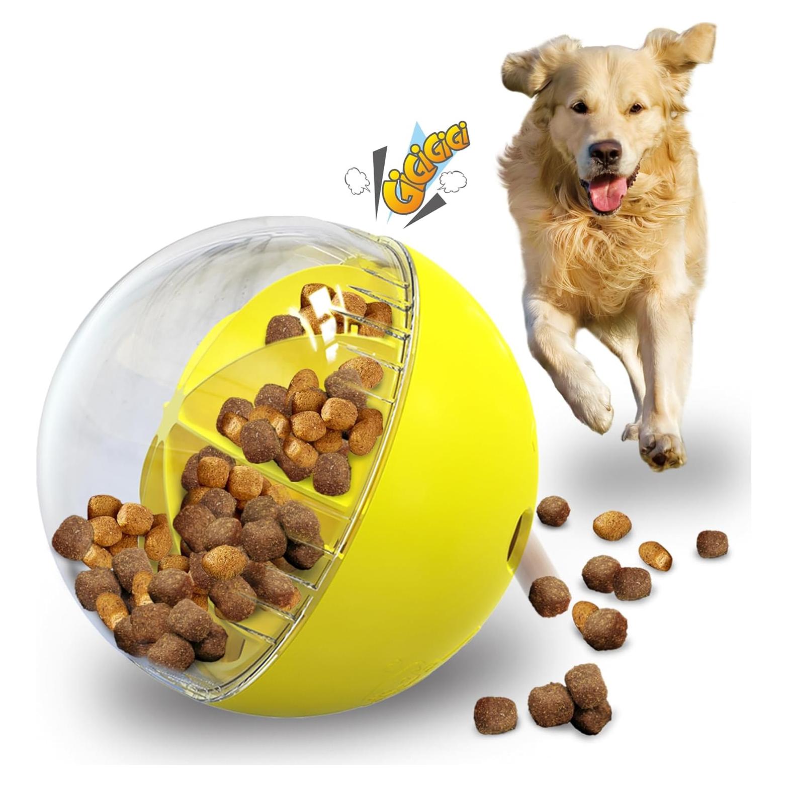 Juguete Interactivo para Perros Aluckmao Amarillo 14cm