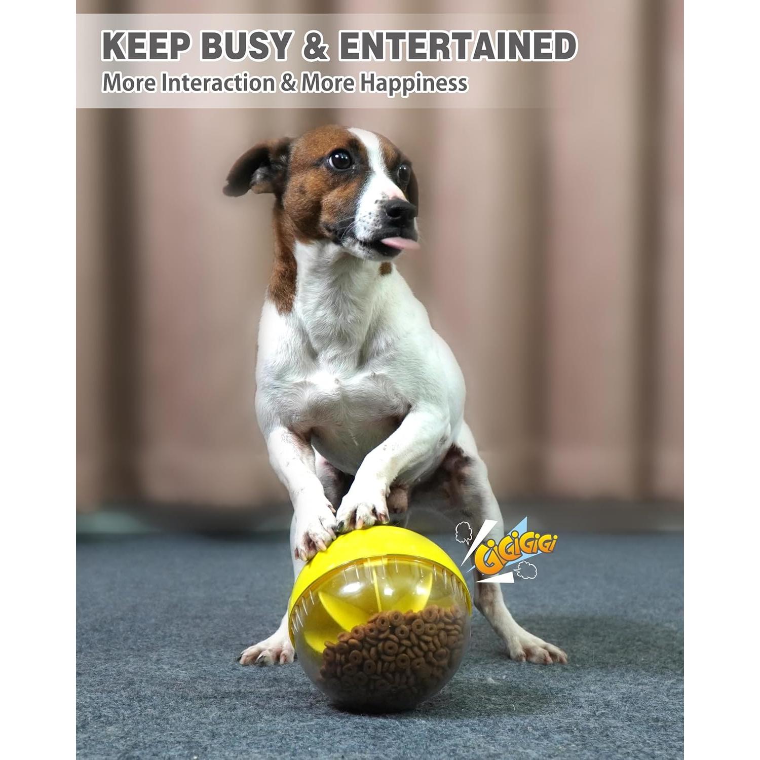 Juguete Interactivo para Perros Aluckmao Amarillo 14cm