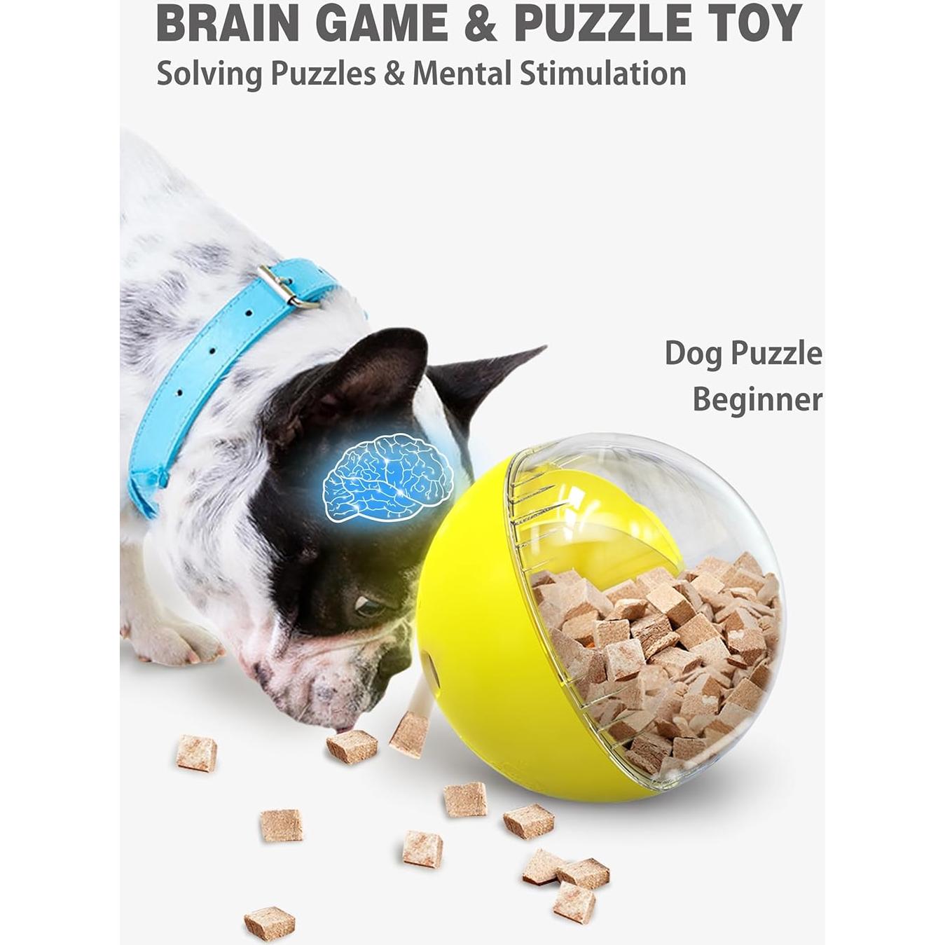 Juguete Interactivo para Perros Aluckmao Amarillo 14cm