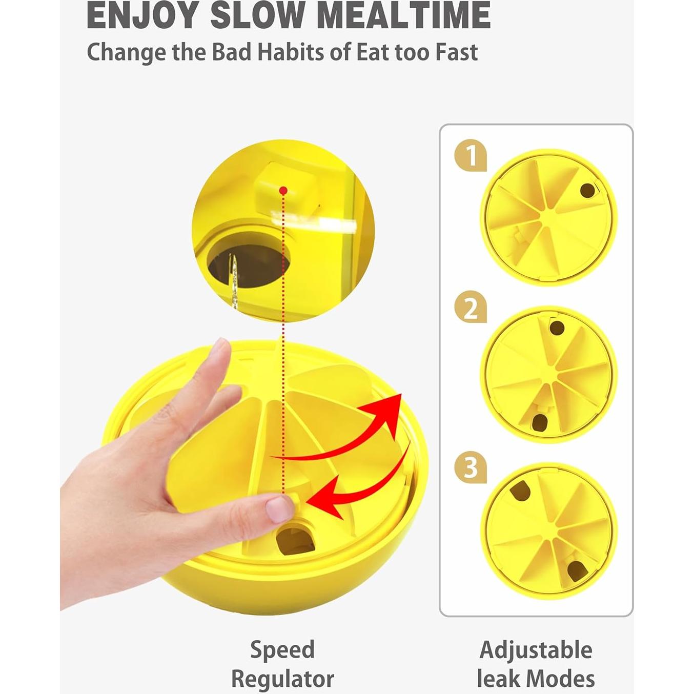 Juguete Interactivo para Perros Aluckmao Amarillo 14cm