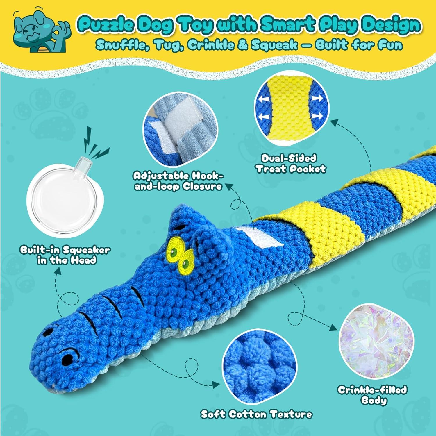 Juguete Interactivo para Perros TOOPTATE 70 cm Squeak Crinkle