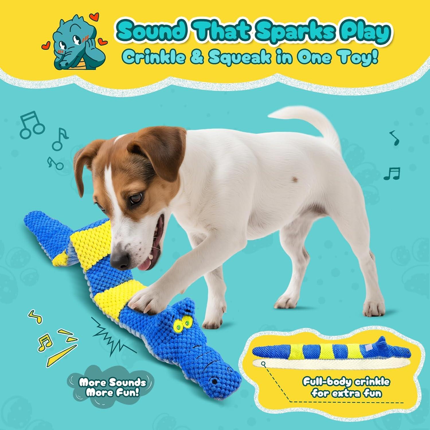 Juguete Interactivo para Perros TOOPTATE 70 cm Squeak Crinkle