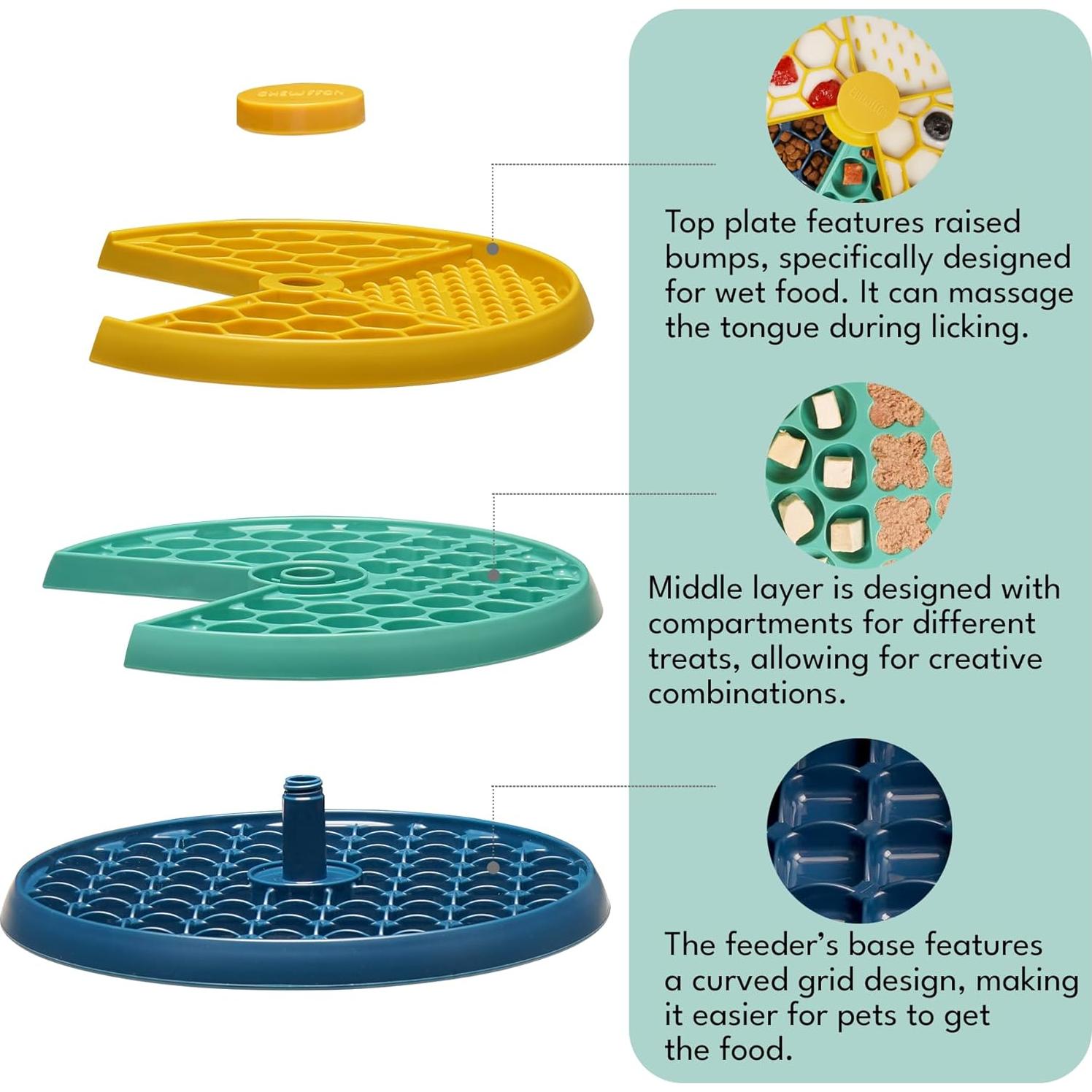 Juguete Interactivo Rompecabezas CHEWFFON 26.9cm para Perros