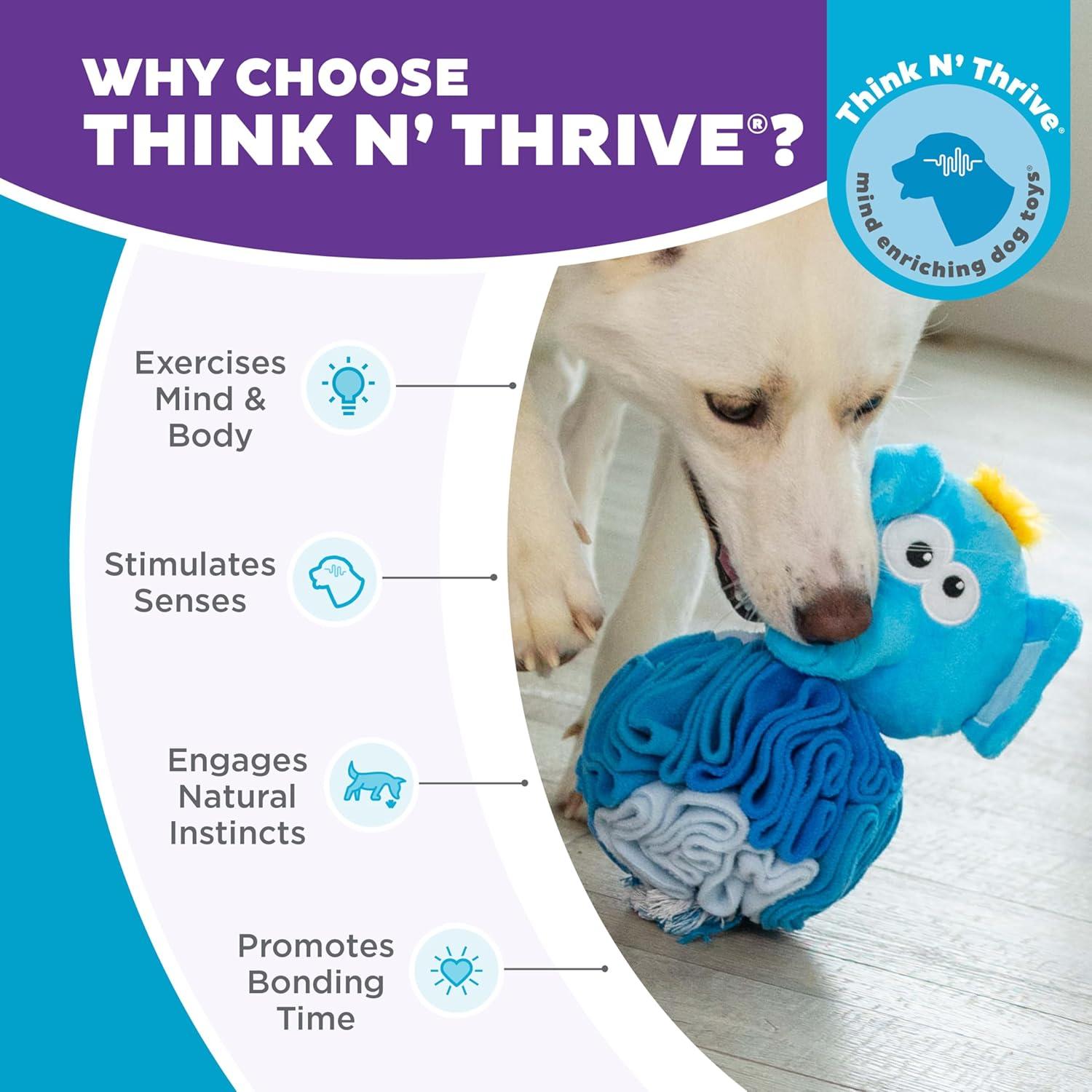 Bola de Snuffle de Peluche para Perros Outward Hound Elefante