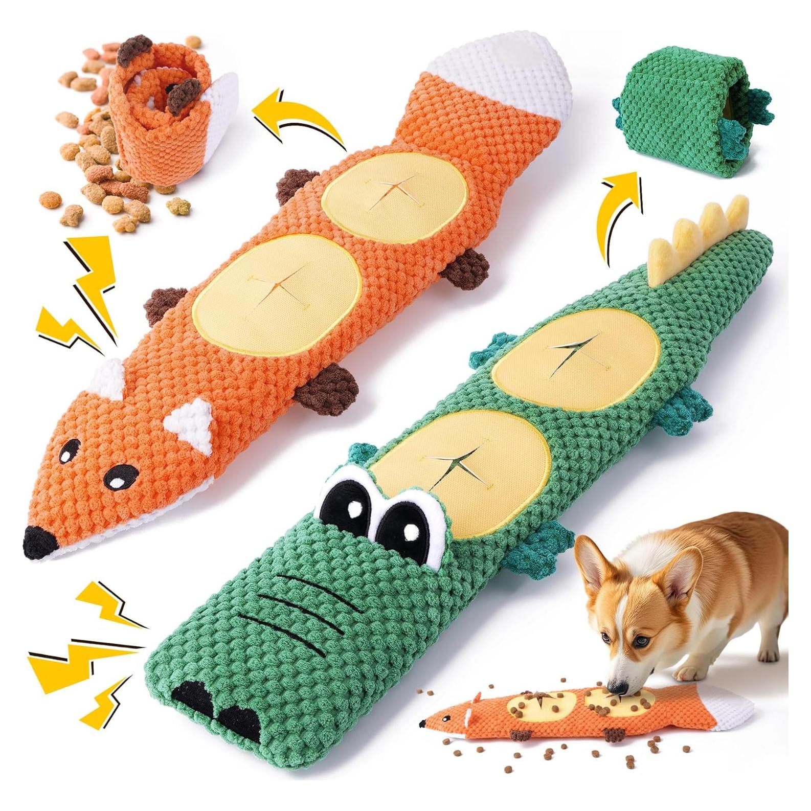 Juguetes para Perros XIUGOAL 2 Piezas Interactivos Sin Relleno