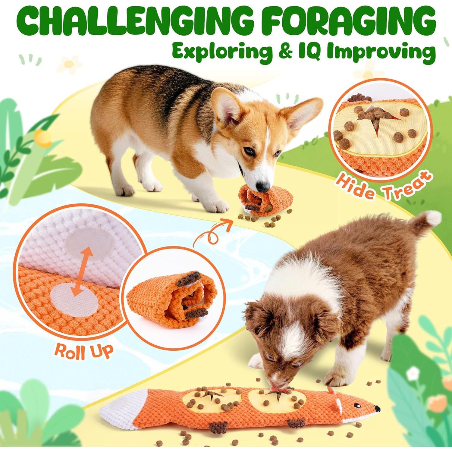 Juguetes para Perros XIUGOAL 2 Piezas Interactivos Sin Relleno