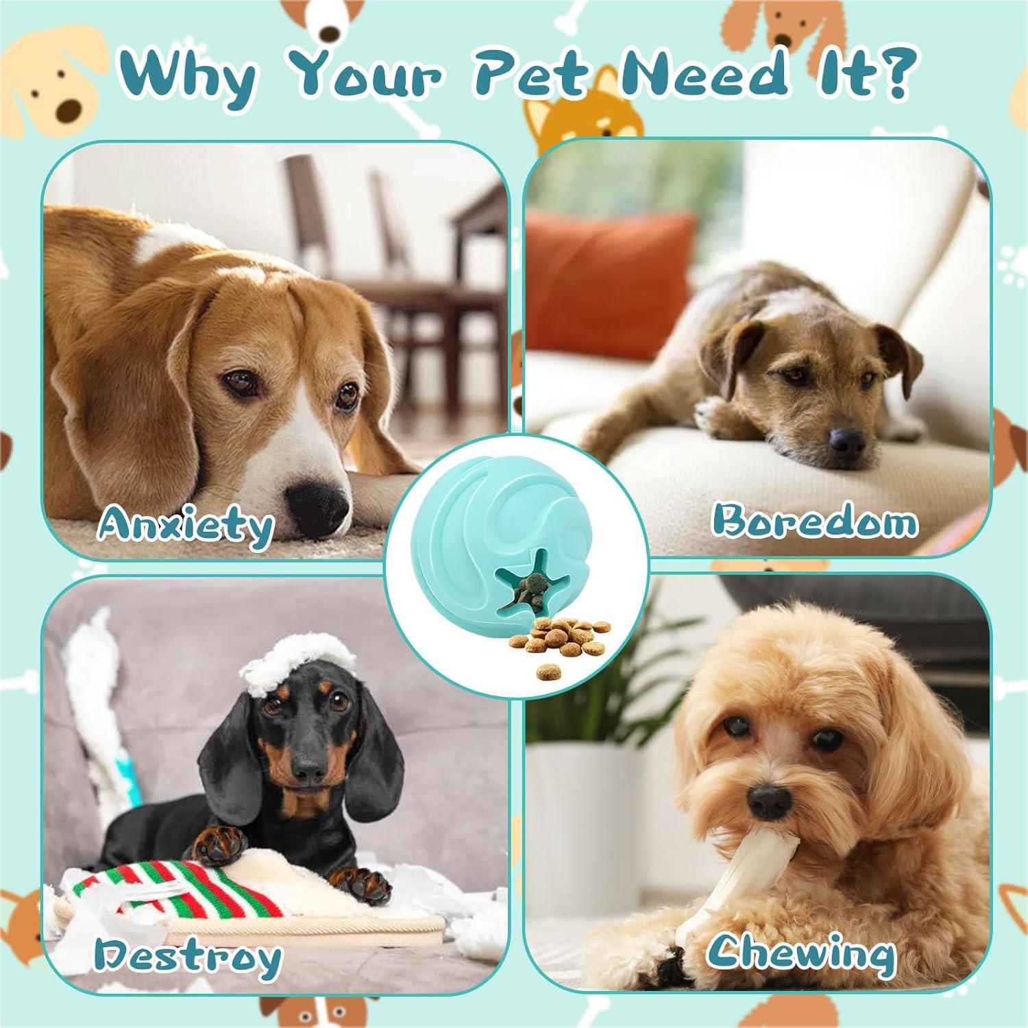 Pelota Interactiva para Perros APODESS 2.54cm Dispensadora de Golosinas