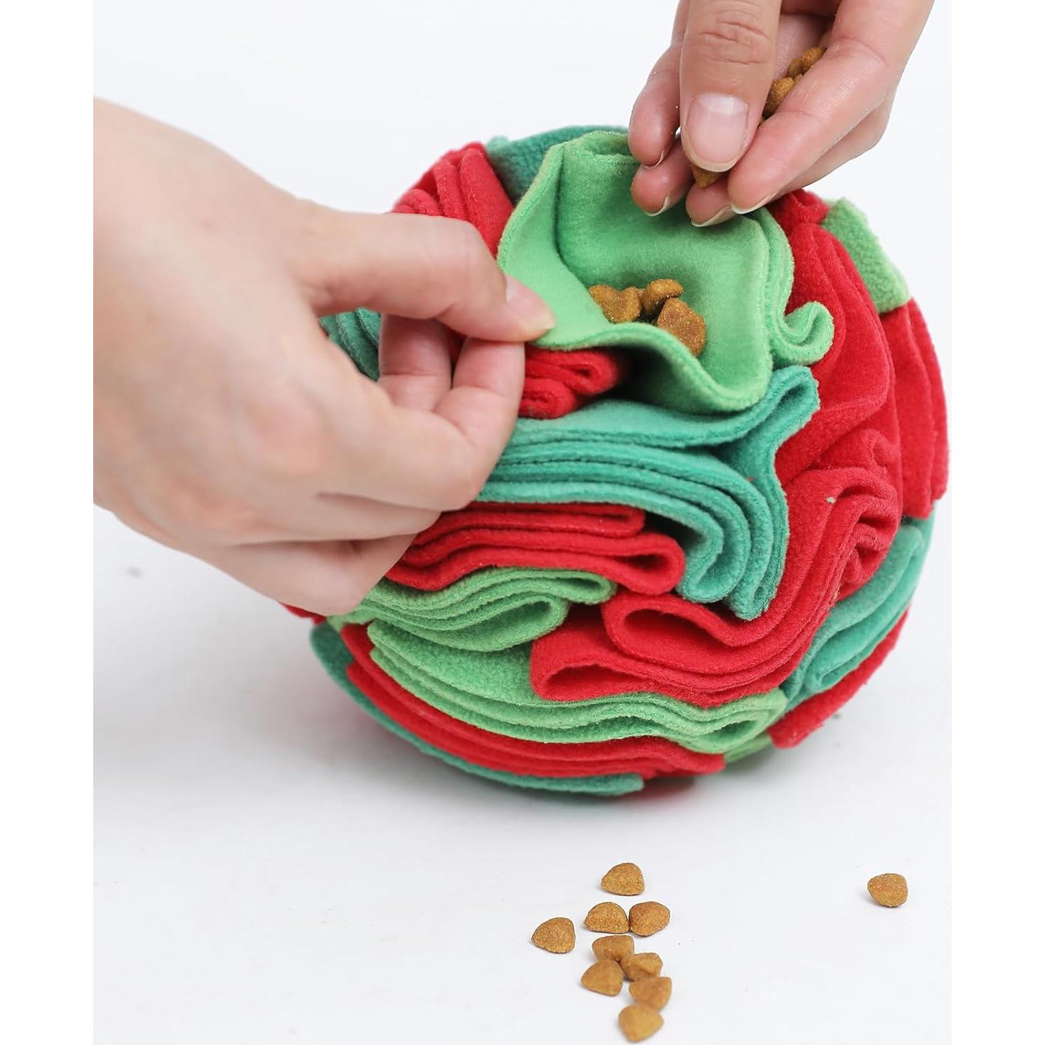 Pelota Snuffle para Perros Ablechien - Juguete Interactivo 10cm