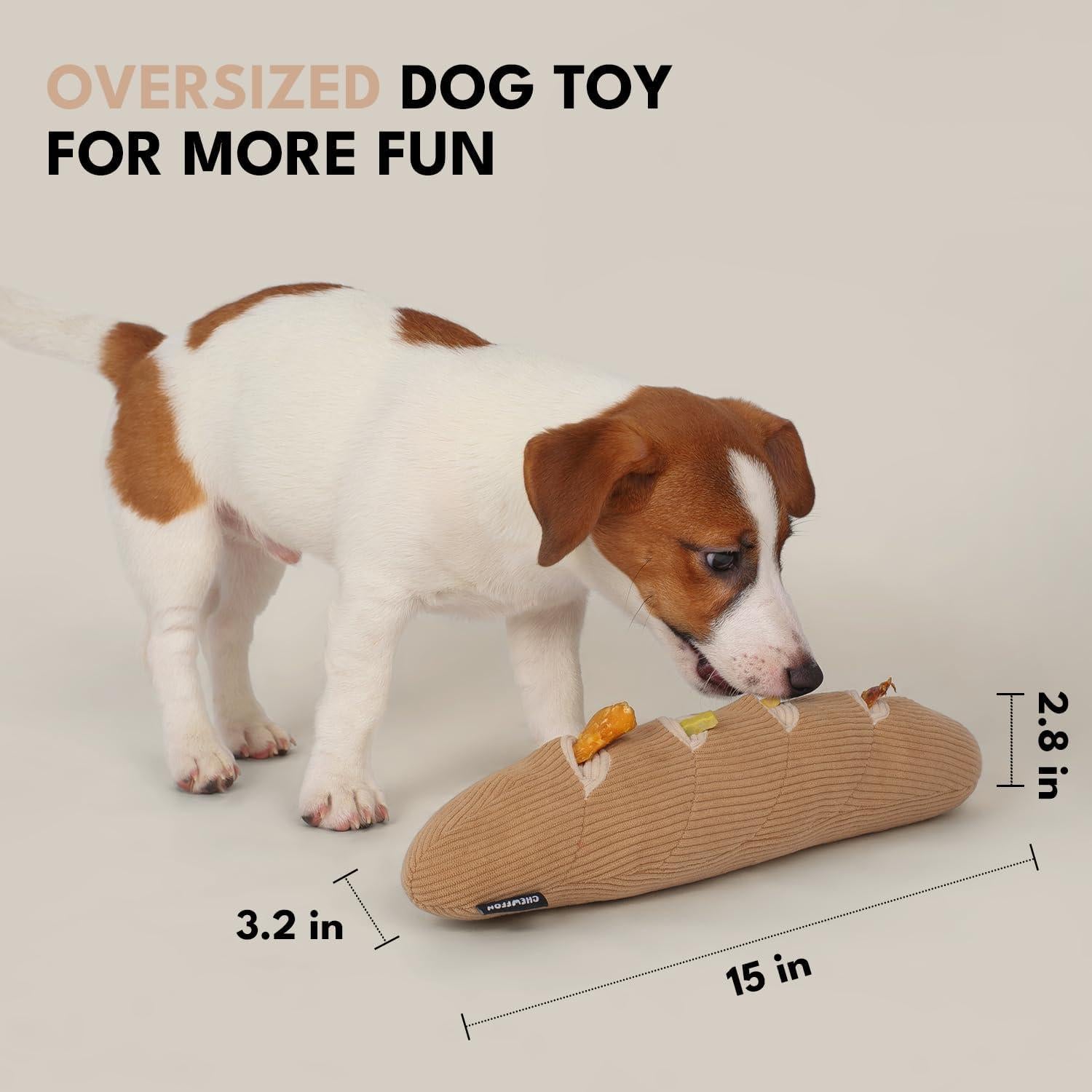 Juguete Interactivo para Perros CHEWFFON Baguette 36.83cm