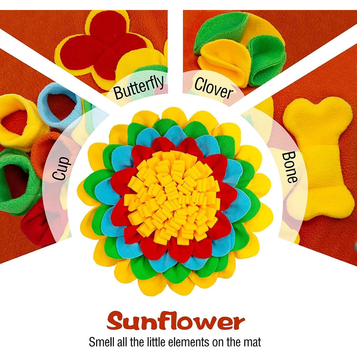 Alfombra de Olfateo para Perros Tesitehi 50.8x50.8cm Antideslizante