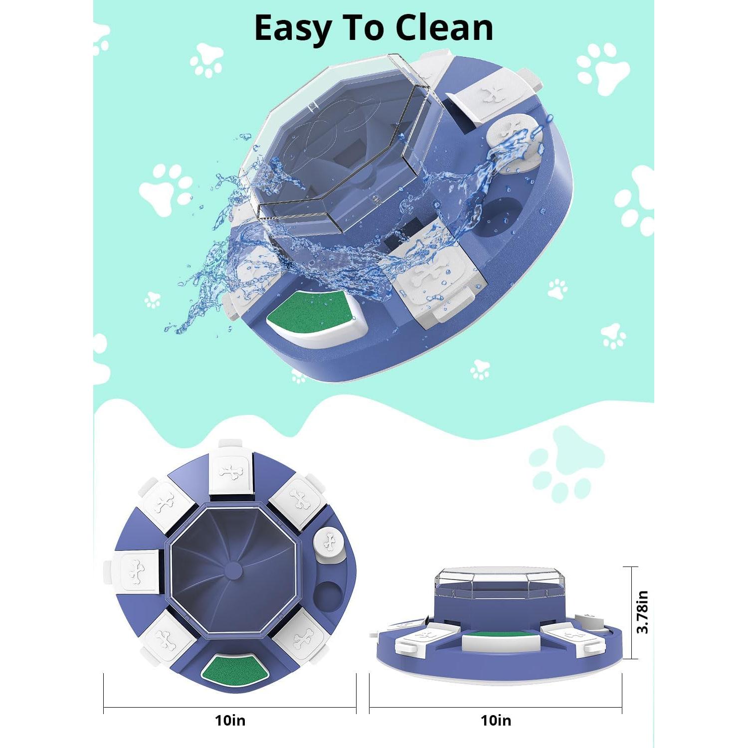 Juguete Interactivo para Perros TBTeek 3 en 1 - Dispensador de Comida y Lima de Uñas