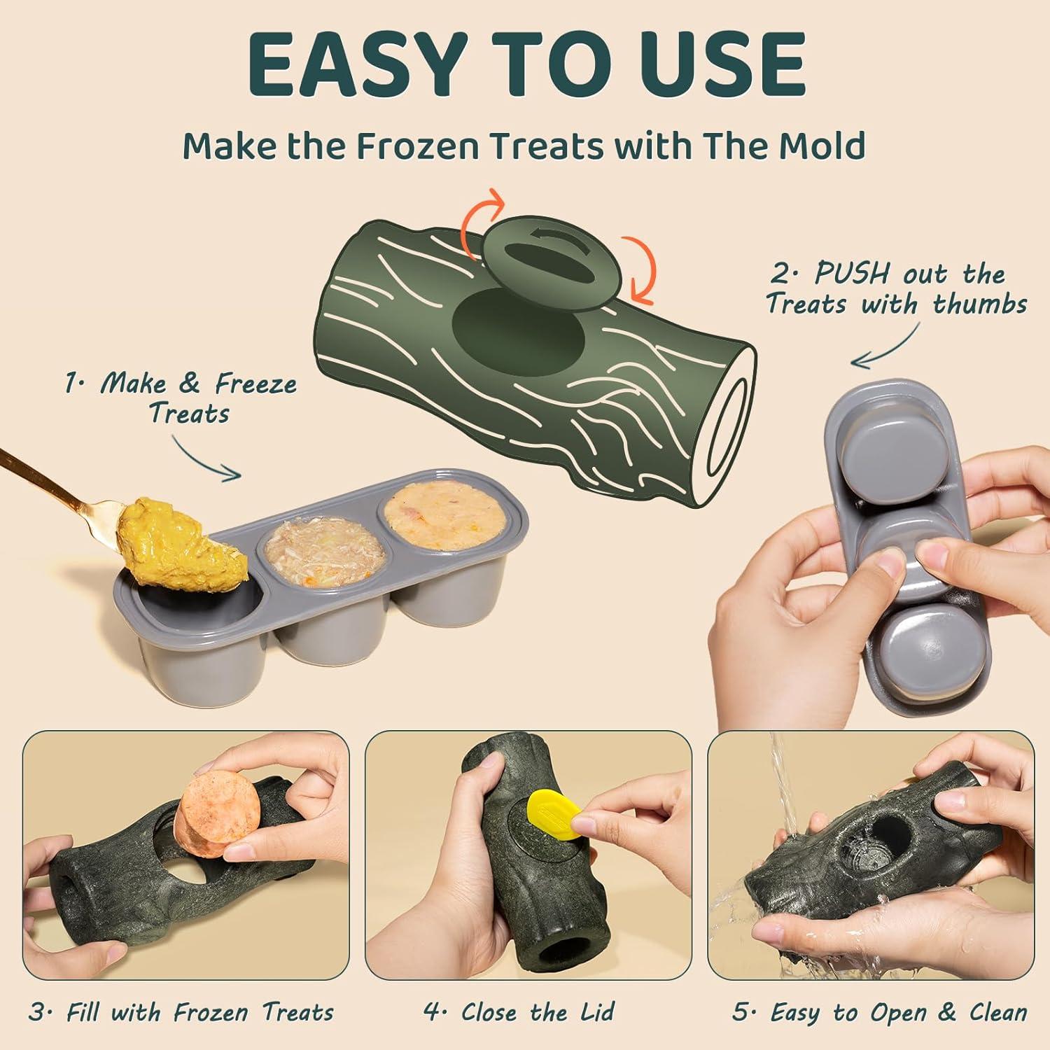 Juguete Interactivo para Perros MENGJINGO - Masticadores Agresivos, 15x7.39 cm