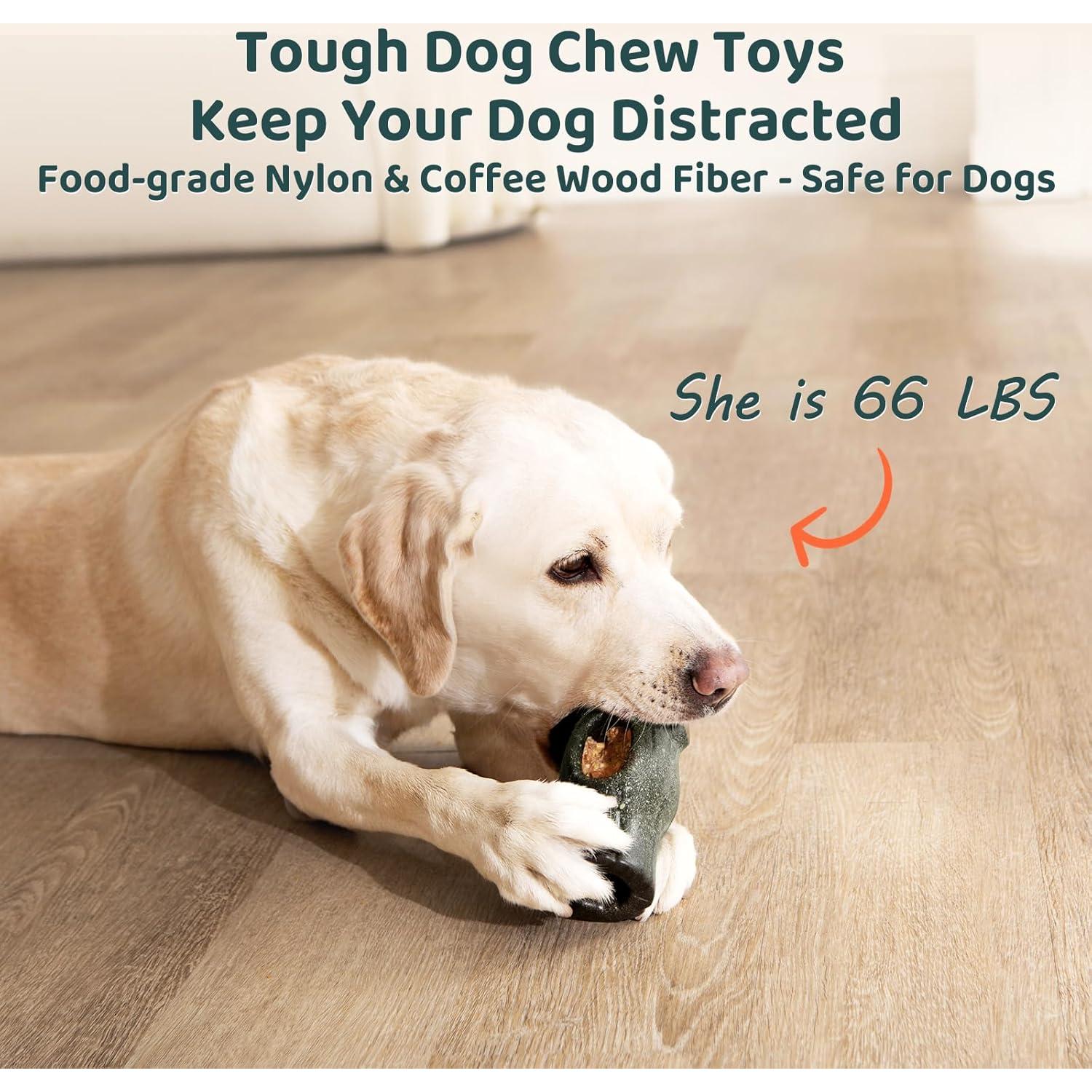 Juguete Interactivo para Perros MENGJINGO - Masticadores Agresivos, 15x7.39 cm