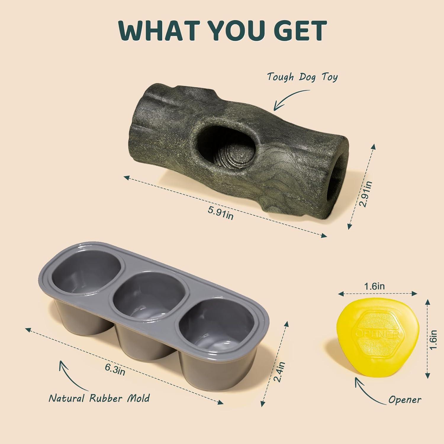 Juguete Interactivo para Perros MENGJINGO - Masticadores Agresivos, 15x7.39 cm