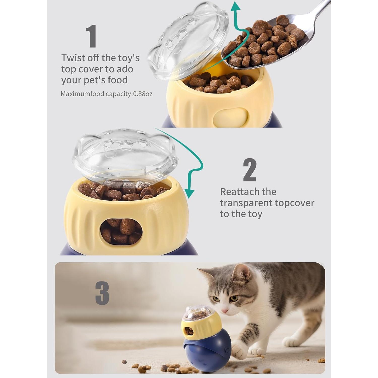 Juguete dispensador de golosinas Dukuueie ATDB para perros