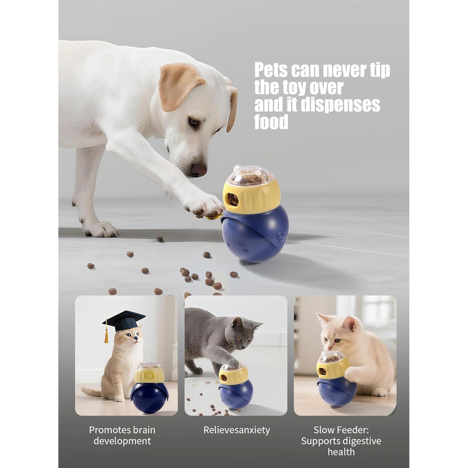 Juguete dispensador de golosinas Dukuueie ATDB para perros