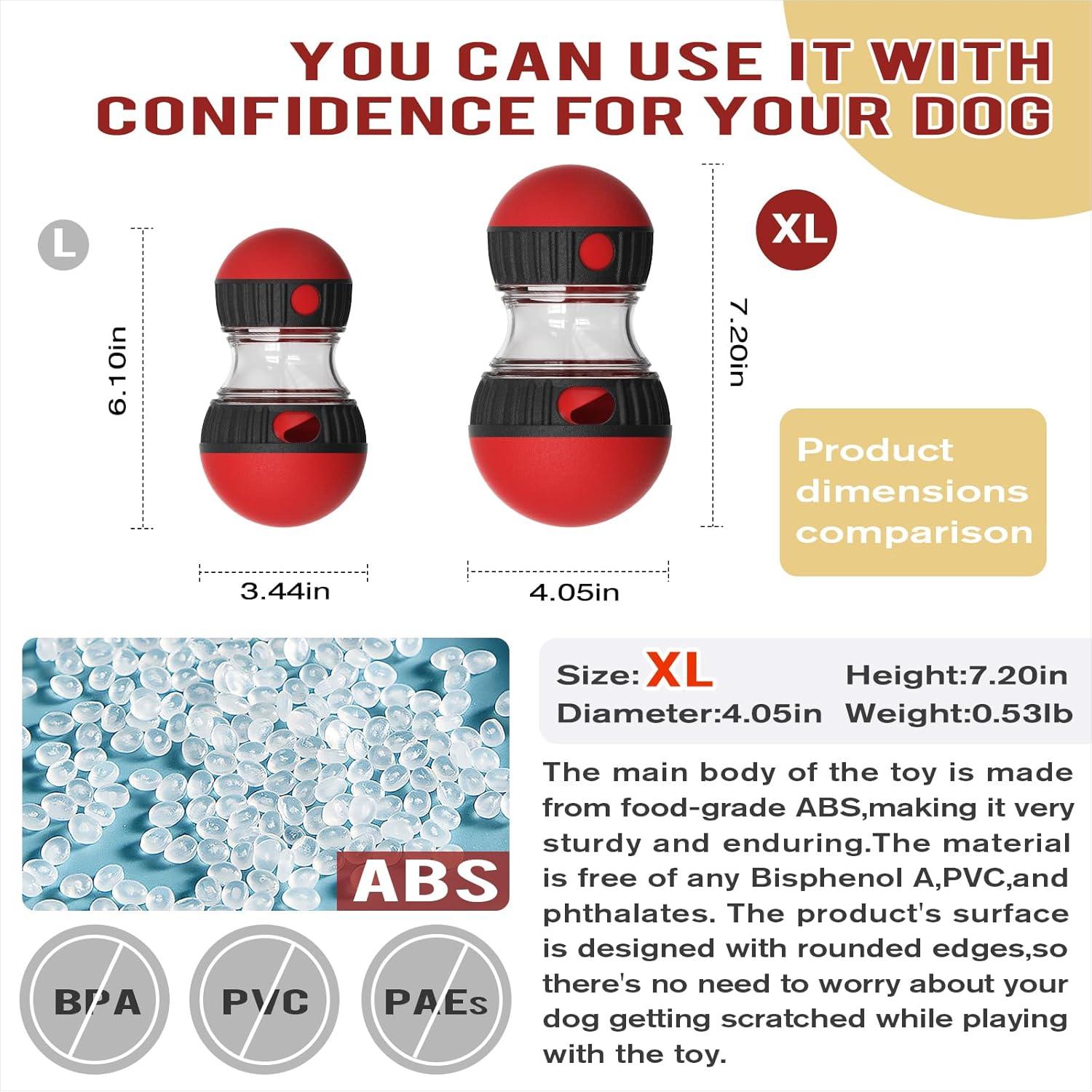 Bola Dispensadora de Golosinas para Perros Chronanagese Grande