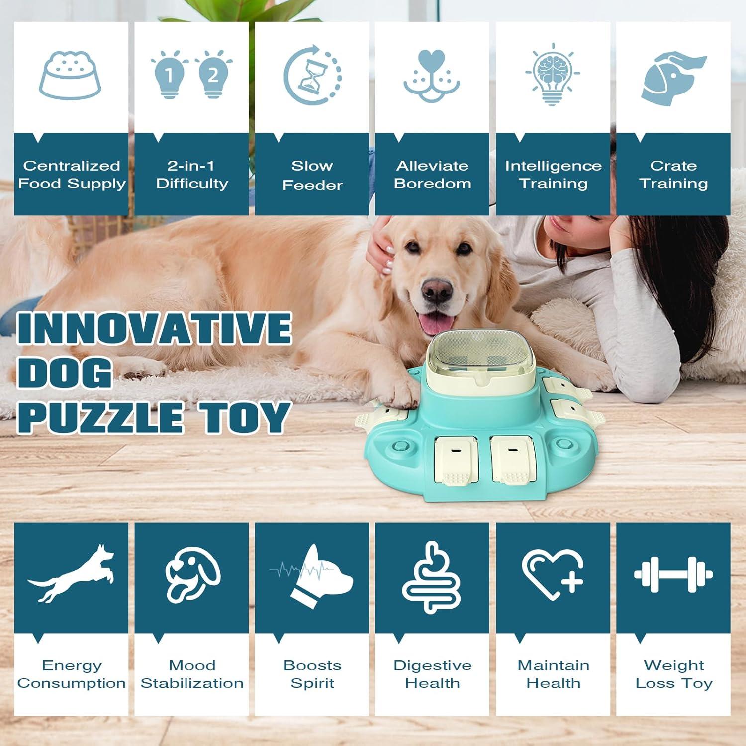 Juguete Puzzle Interactivo para Perros Romicta MSQ-001 2 Niveles