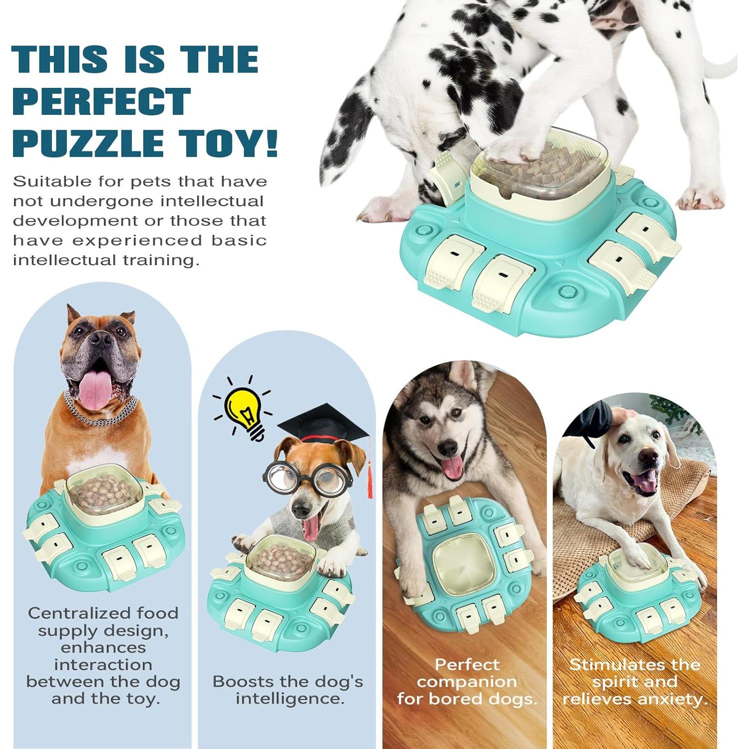 Juguete Puzzle Interactivo para Perros Romicta MSQ-001 2 Niveles