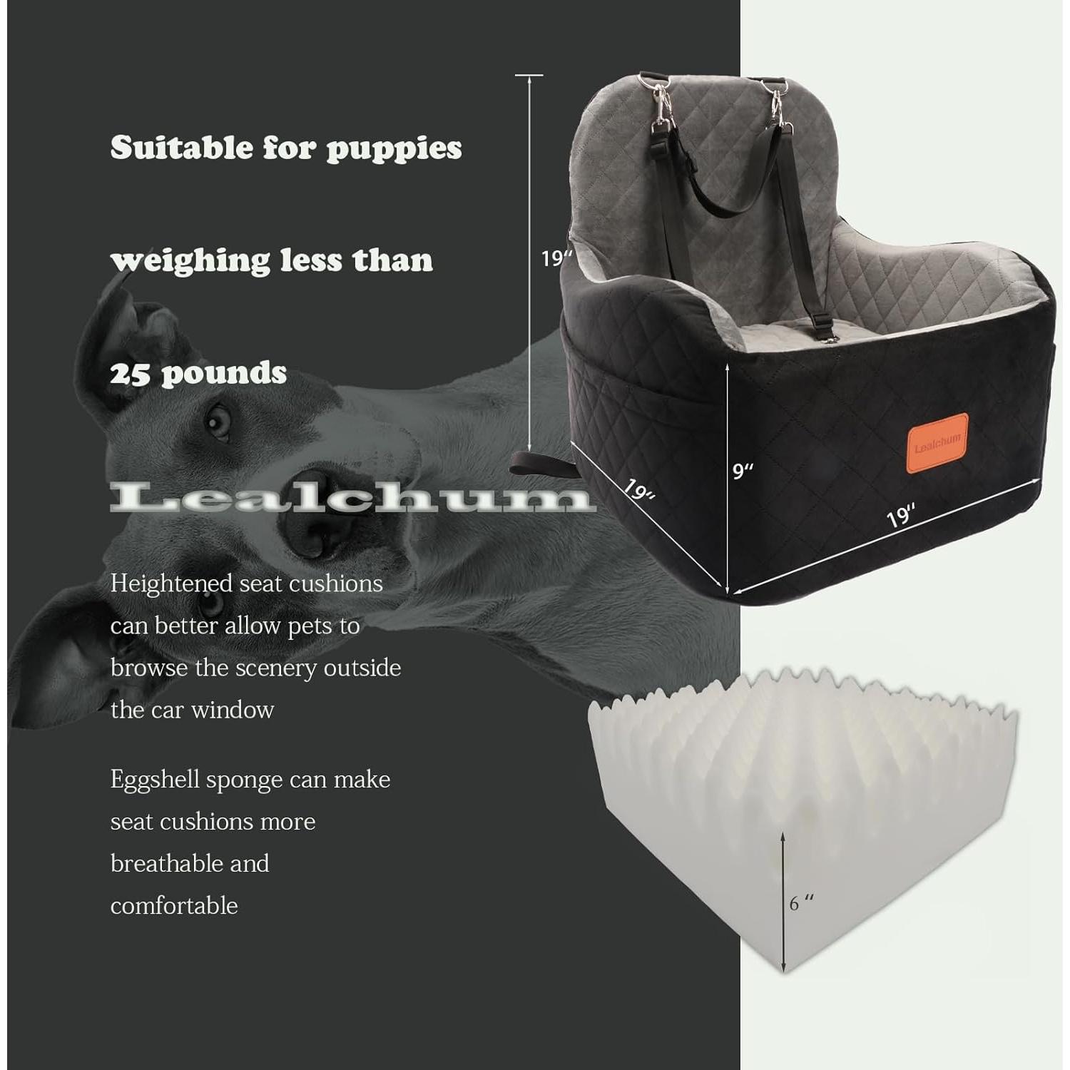 Asiento Elevador para Perros Lealchum Mediano 48x48 cm Antideslizante