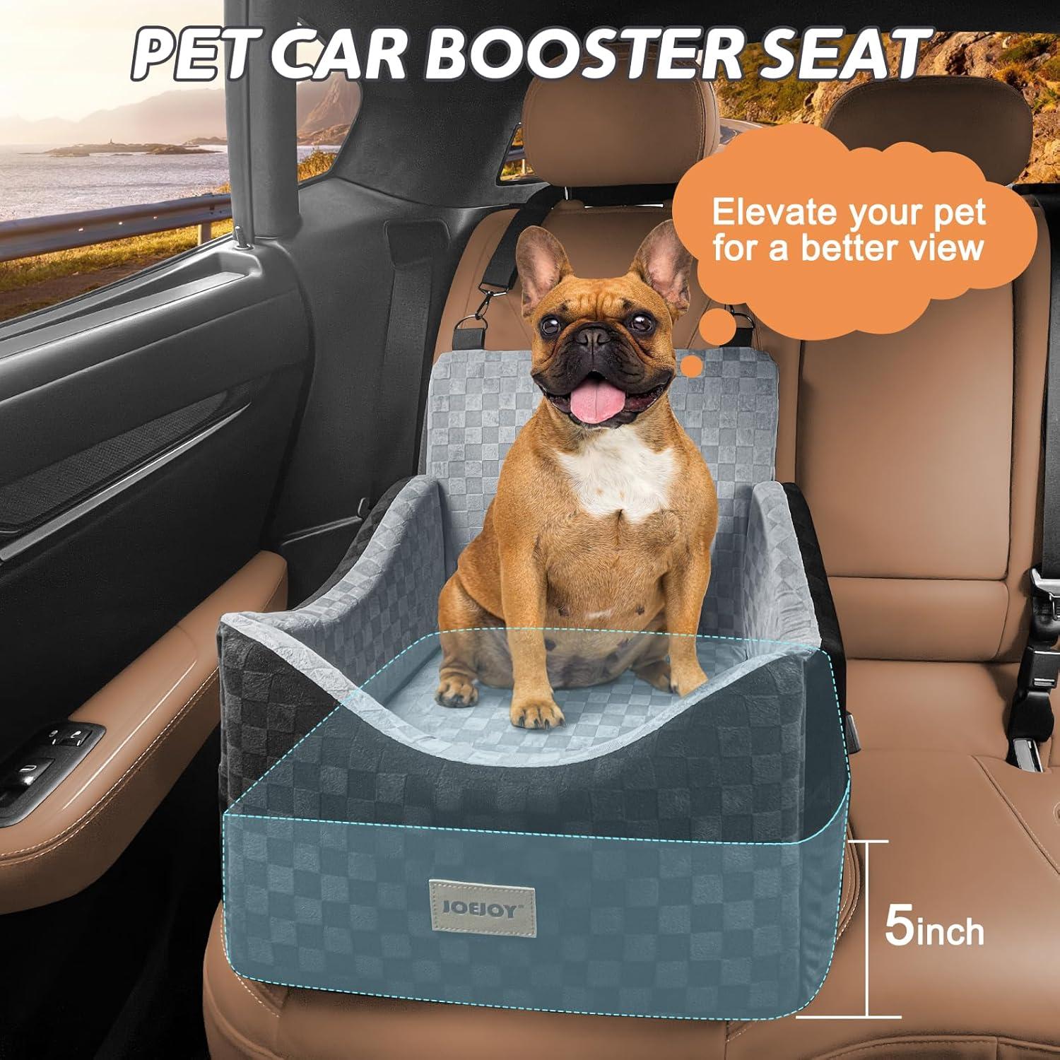 Asiento Elevado para Perros JOEJOY Gris hasta 13.6 kg