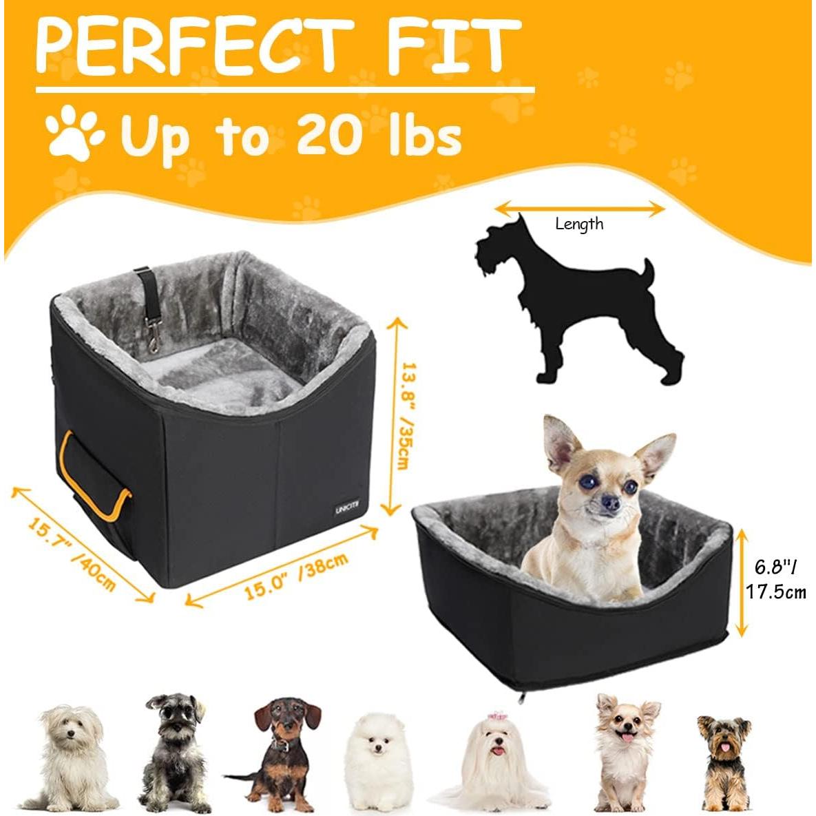 Asiento Elevado para Perros Pequeños UNICITII 39.9x38.1 cm